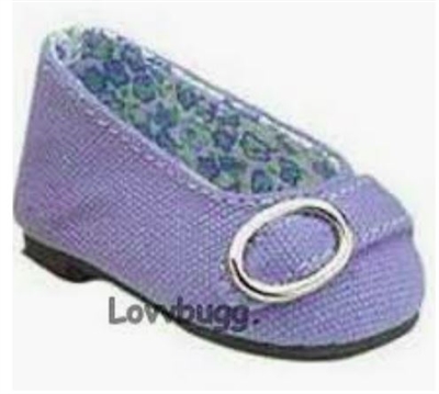 Blue Buckle Flats