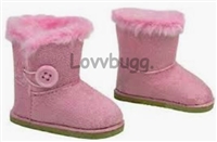 Pink Button Uggly Boots