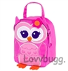 Pink Owl Lunchbox for American Girl 18 inch or Wellie Wishers Doll Food Accessory