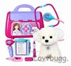 Vet Veterinarian Play Set with White Puppy for American Girl 18 inch Doll Accessories