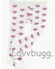 Lavender Heart Tights