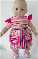 Pink Stripes Summer Baby Dress