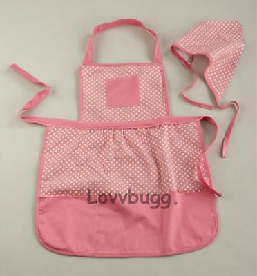 Pink Child Apron Set