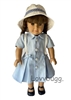 Repro Route 66 Dress and Hat for American Girl 18 inch 1940's Molly Doll Clothes