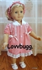 Coffee Shop Dress for American Girl 18 inch or Bitty Baby Doll Clothes