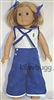 Nautical Sailor Beach Pajamas Repro for American Girl Kit 1930's Hollywood Style Doll Clothes