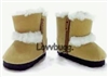 Tan Shearling Boots