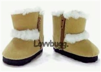 Tan Shearling Boots