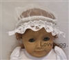 Lace Colonial Mob Cap for Felicity or Elizabeth for American Girl 18 inch Doll Clothes Accessory