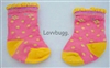 Pink Polka Dots Socks