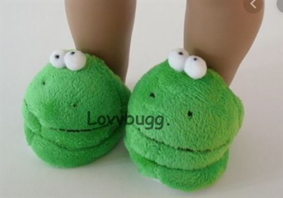 Green Frog Slipperss
