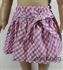 Pink Gingham Skirt