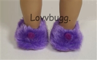 Slippers Purple for 15 inch Bitty Baby