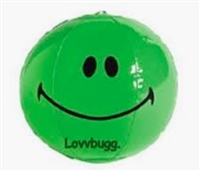 Green Smiley Mini Beach Ball