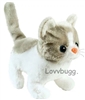 White Cat Moves & Meows for American Girl 18 inch Doll Pet Accessory