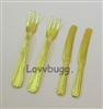 Gold Silverware Cutlery