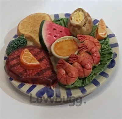 Mini Steak and Shrimp Plate