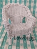 Little White Wicker Chair