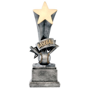 3D Star Fantasy Baseball Trophy from Bruno's