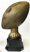 Golden Football Fantasy Football Trophy from Bruno's