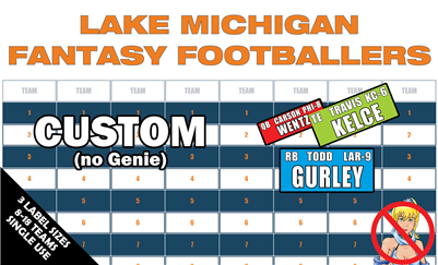 Custom Fantasy Football Draft Board