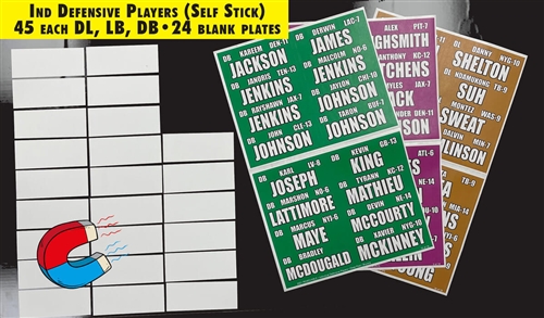 Magnetic Individual Defensive Players | Bruno's