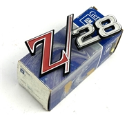 1969 Camaro Rear Z28 Tail Panel Emblem, Original GM NOS