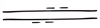 1982 - 1992 Camaro Pre-Cut Body Side Trim Molding Set with Pointed Ends