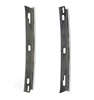 1970 - 1981 Quarter Panel Vertical Trim Moldings, Roof Edge Corner Chromes, Pair