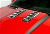 Image of a 1967 - 2024 Camaro SS Hood Louvers, Retro Style Super Sport Peel and Stick Installation
