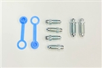 1967 - 1978 Camaro Disc Brake Bleeder Screw and Dust Cap Kit, 8 Piece Set