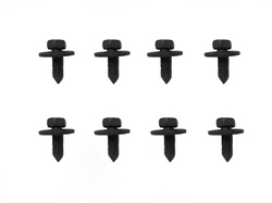 1967 - 1969 Bumper Bracket Bolts Set, Rear, 8 Pieces