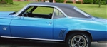 1967 - 1969 Camaro Dark Blue Vinyl Top, Heavyweight Levant Grain, OE Style