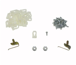 1969 Camaro Vinyl Top Molding Clips Set: Clips, Studs, and Nuts