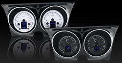 1967 - 1968 Dash Instrument Cluster Gauges Set, HDX : Speedometer, Tachometer, Oil Pressure, Water Temp, Voltmeter and Fuel