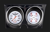 1967 - 1968 Dash Instrument Cluster Housing with Gauges (Velocity White), Custom OE Style