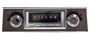 1967 - 1968 USA-740 Camaro Radio with Bluetooth, AM/FM Stereo, USB, CD Control, Auxiliary Input, with Walnut Woodgrain Bezel