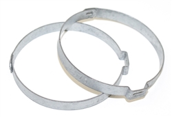 1967 - 1981 Camaro Pre-Heat Flex Hose Squeeze Clamps, Pair