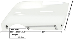 1970 - 1981 Camaro Door Window Glass Kit, Clear, LH Side