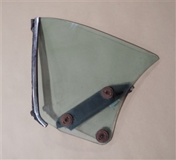 1967 - 1969 Camaro Quarter Window Glass, Tinted Date Coded, Left Hand GM Used