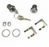 1967 - 1985 Door Lock and Key Set, Short Cylinder 7/32" with Round Head