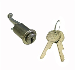 1967 - 1968 Camaro Glove Box Lock, GM Round Headed Keys