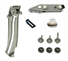 1967 - 1969 Camaro LH Quarter Window Glass Track, Roller, and Mounting Plate Kit