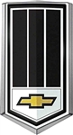 1979 Camaro Z28 Front Grille Emblem with Black and Chrome Bow Tie Logo Shield