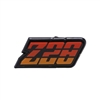 1980 - 1981 Camaro Rear Fuel Door Z28 Emblem, Orange