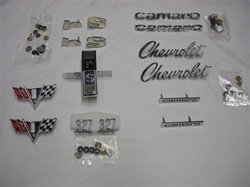 1967 Camaro Emblem Kit for Rally Sport and 327 Engine