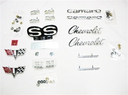 1967 Camaro Emblem Kit for Super Sport and 350 Engine