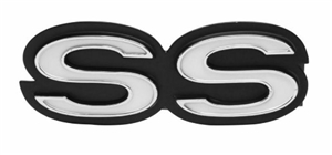 1967 - 1968 Grille Emblem, Super Sport "SS", (Fits 1967 SS and 1967-1968 SS with RS)