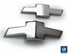 2010 - 2011 Billet Front and Rear Bowtie Emblems Set, Chrome