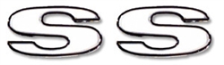 1967 Camaro Fender Emblem, Super Sport SS, Each Side